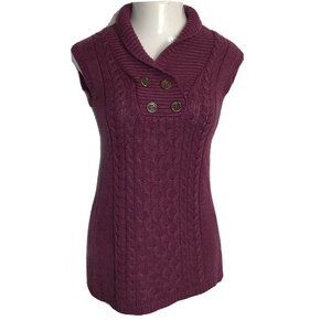 J.J. Always Juniors Knit Sweater Dress ~ Mauve ~ Above Knee ~ Sz M ~ Stretch